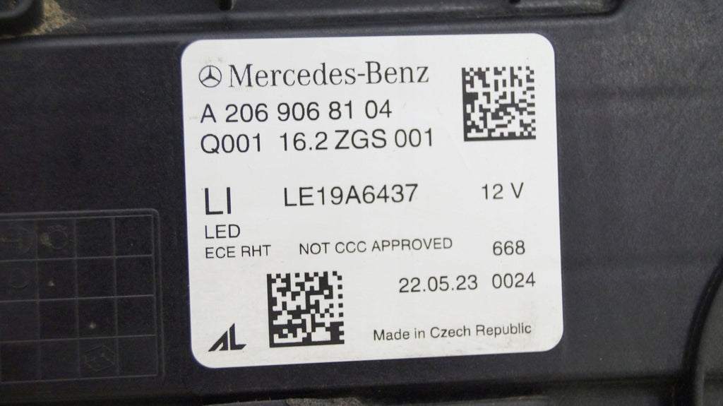 Frontscheinwerfer Mercedes-Benz A2069068104 LED Ein Stück (Rechts oder Links) SCH9767314417sl
