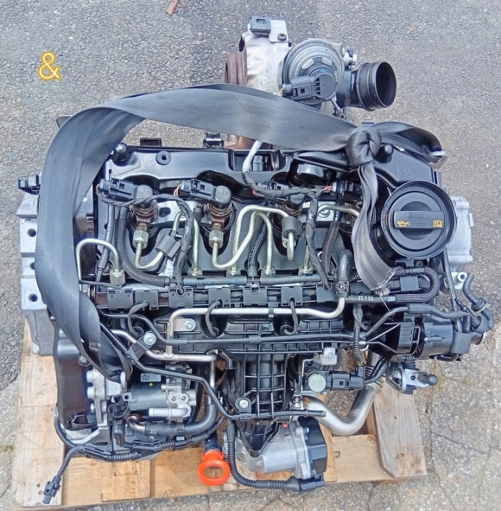 Motor VW Golf VI I Caddy CAY 1.6 TDI 90PS 66kW Diesel Engine Komplett MOT8983631414xg