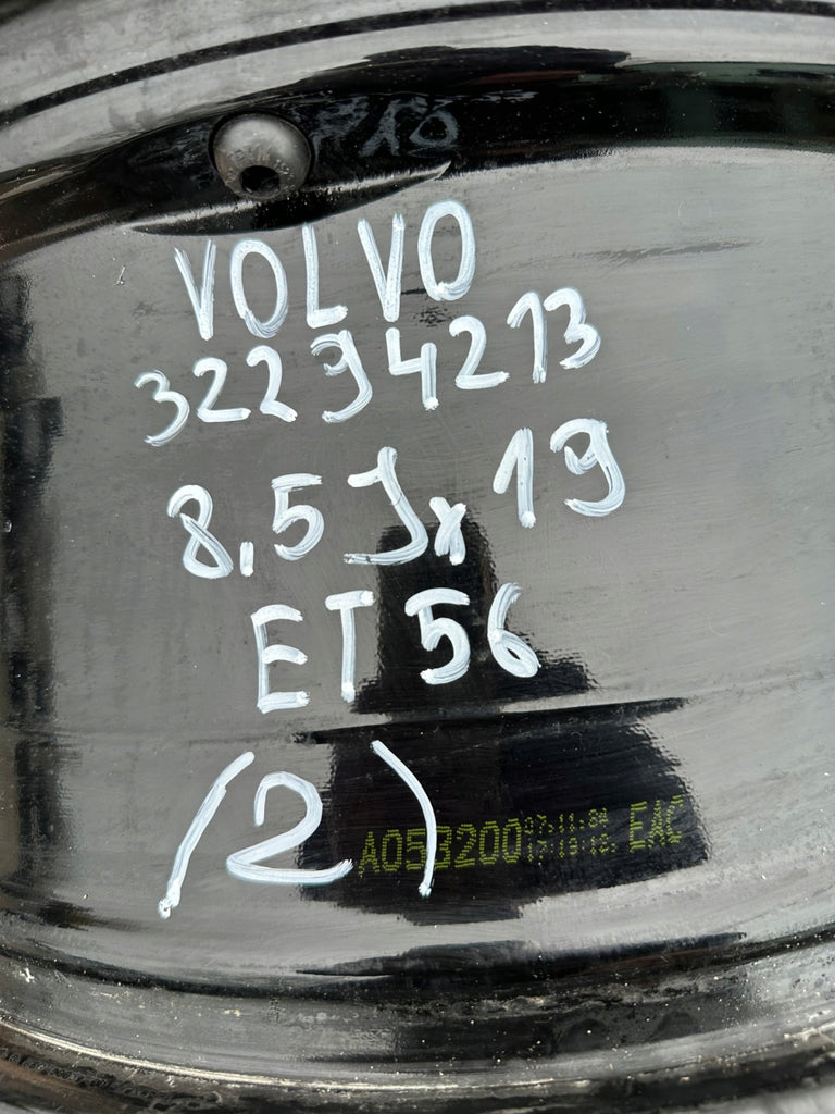 1x Alufelge 19 Zoll 8.5" 5x108 56ET Glanz Schwarz 32294213 Volvo Xc60 Rim Wheel FEL7232040381jz
