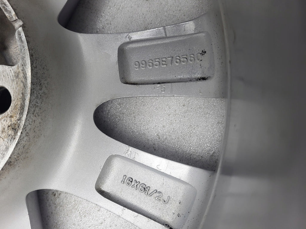 1x Alufelge 16 Zoll 6.5" 5x114.3 50ET Glanz Silber 9965E76560 Mazda 3 Rim Wheel FEL4959773864jc