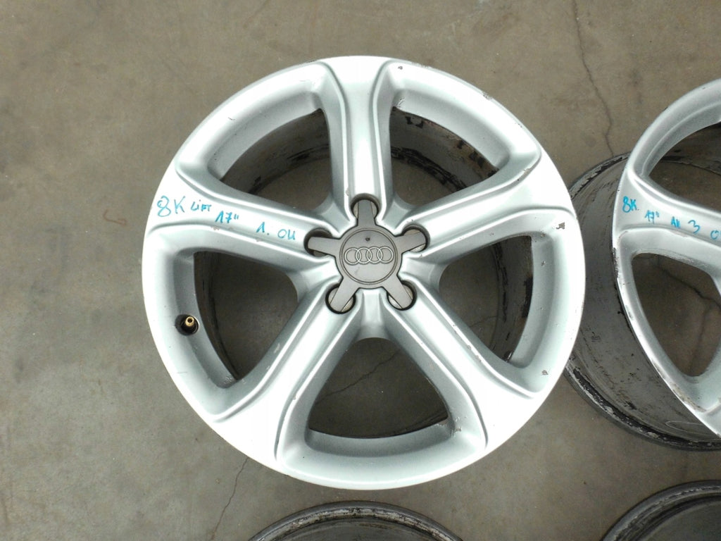 4x Alufelge 17 Zoll 7.5" 5x112 8K0601025BK Audi C6 A4 B8 Rim Wheel FEL7754779382jp