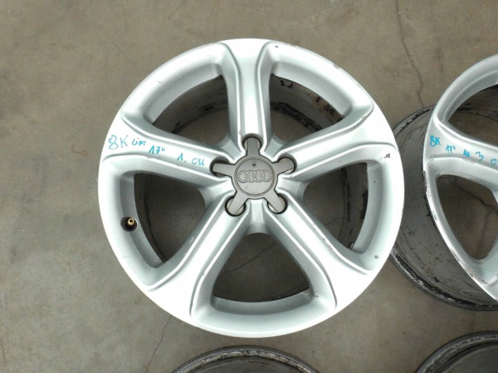 4x Alufelge 17 Zoll 7.5" 5x112 8K0601025BK Audi C6 A4 B8 Rim Wheel FEL7754779382jp