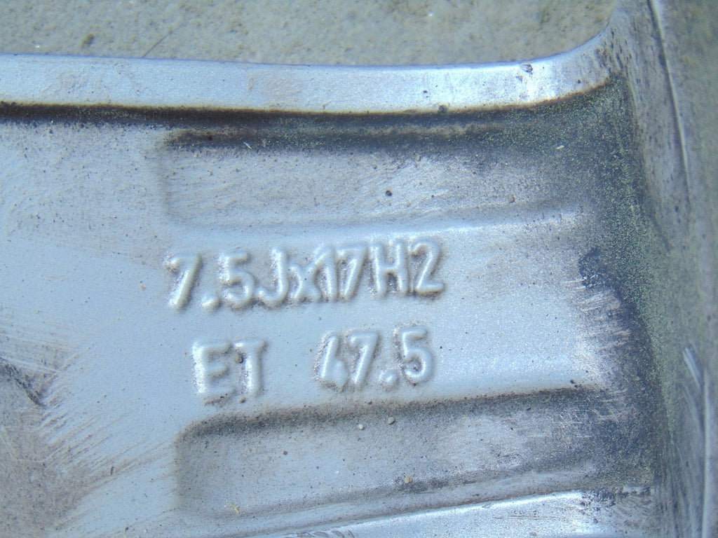 1x Alufelge 17 Zoll 7.5" 5x112 A2044015902 Mercedes-Benz Rim Wheel