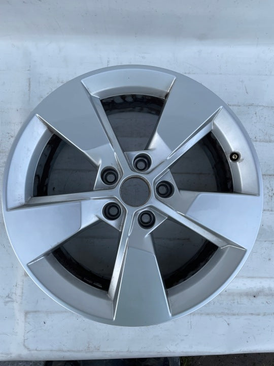 1x Alufelge 17 Zoll 7.0" 5x112 45ET Glanz Silber 5L0601025G Skoda Yeti Rim Wheel FEL7453044073wk