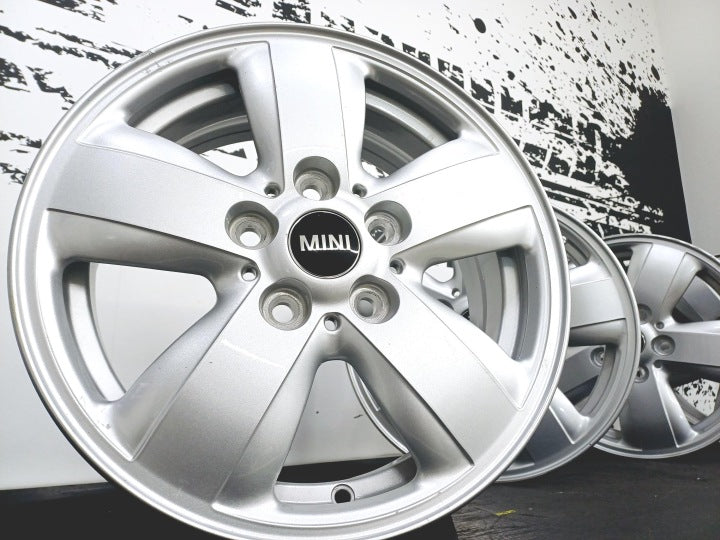 4x Alufelge 15 Zoll 5.5" 5x112 46ET 6855101 Mini Rim Wheel FEL7050850755oh