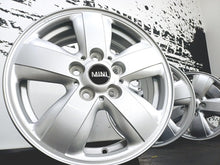 Laden Sie das Bild in den Galerie-Viewer, 4x Alufelge 15 Zoll 5.5" 5x112 46ET 6855101 Mini Rim Wheel FEL7050850755oh
