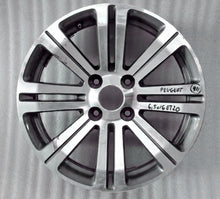Load image into Gallery viewer, 1x Alufelge 16 Zoll 6.5&quot; 4x108 20ET Glanz Grau 9800489777 Peugeot 2008 Rim Wheel