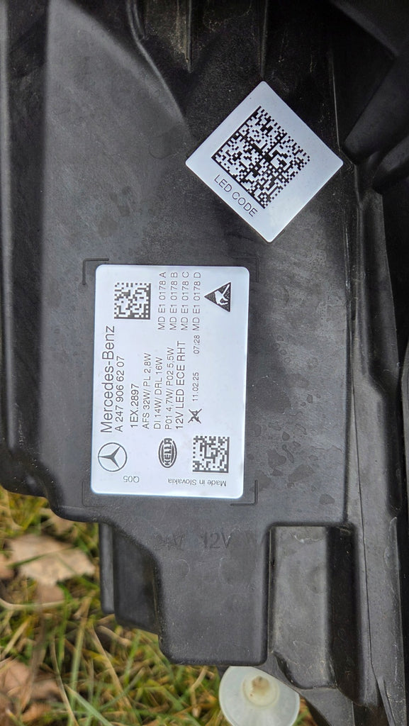 Frontscheinwerfer Mercedes-Benz W247 A2479066207 Rechts Scheinwerfer Headlight SCH7781321746ge