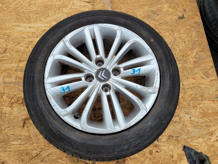 1x Alufelge 16 Zoll 7.0" 4x108 29ET Glanz Silber 9670053177 Citroën C4 II B7 FEL6488494392me