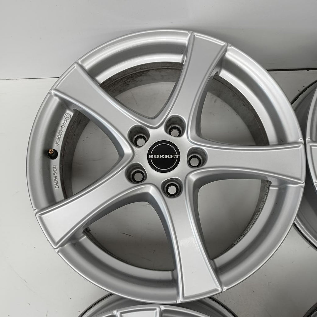 4x Alufelge 17 Zoll 6.5" 5x112 41ET Glanz Silber Audi I Rim Wheel FEL5383930094ty