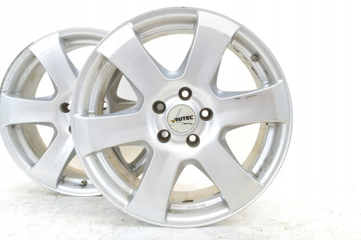 4x Alufelge 17 Zoll 8.0" 5x108 45ET Glanz Silber 80745108572 Ford I Rover FEL9333872337mu