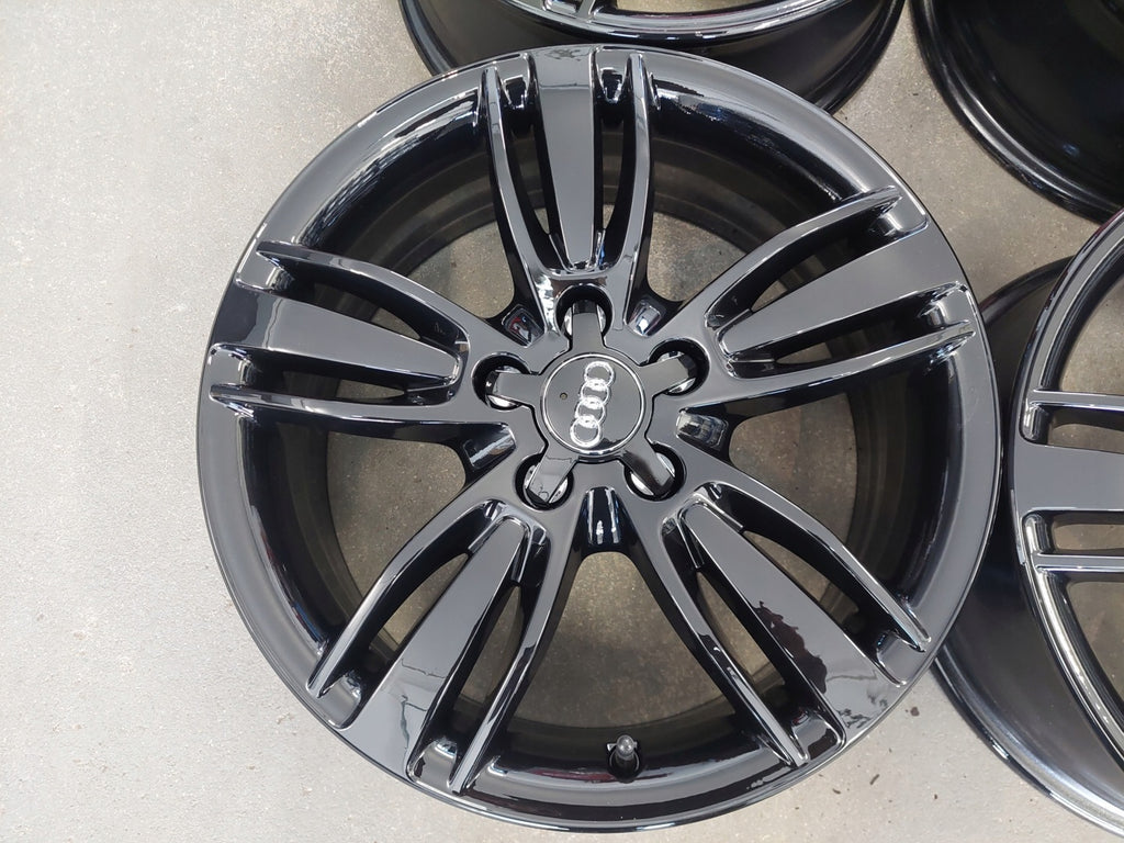 4x Alufelge 17 Zoll 7.0" 5x112 Glanz Schwarz Audi Q3 Rim Wheel FEL4784064111ey