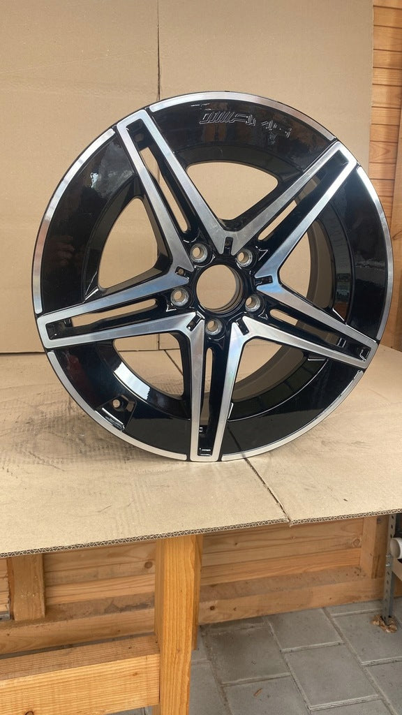 1x Alufelge 18 Zoll 9.0" 5x112 58ET Glanz Schwarz A2064016600 Mercedes-Benz W206 FEL9530925669df