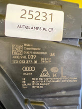 Laden Sie das Bild in den Galerie-Viewer, Frontscheinwerfer Audi A6 C8 4K0941039 LED Links Scheinwerfer Headlight