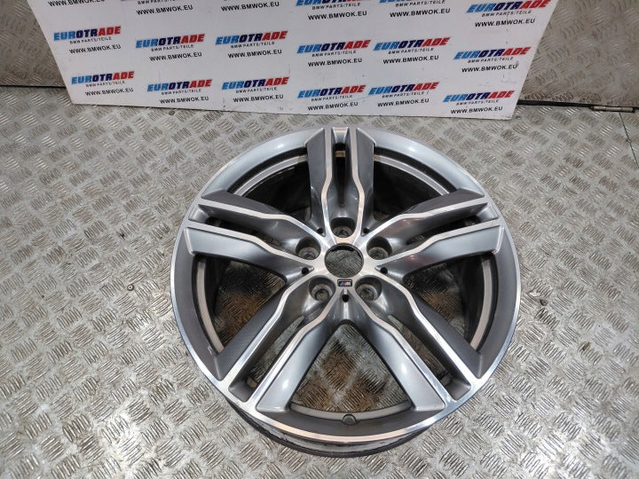 1x Alufelge 18 Zoll 7.5" 5x112 51ET Glanz Graphit 7850456 BMW F39 F48 Mg FEL3715983957tu