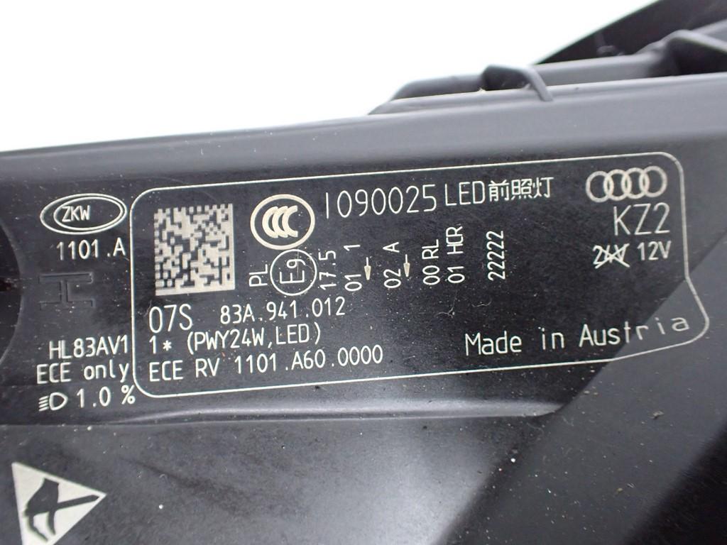 Frontscheinwerfer Audi Q3 83A941012 LED Rechts Scheinwerfer Headlight SCH6679649200va