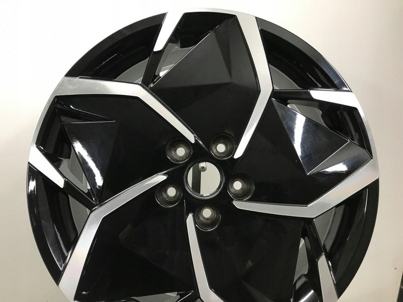 1x Alufelge 19 Zoll 7.5" 5x114.3 49 5ET Glanz Schwarz 52910G1130 Hyundai Ioniq FEL2511821971qg