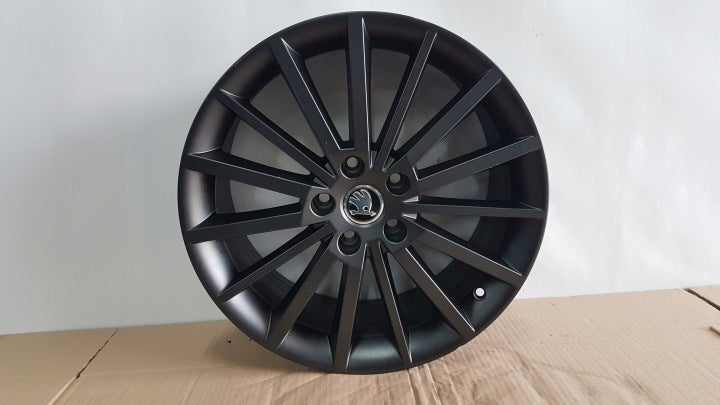 1x Alufelge 18 Zoll 7.5" 5x112 51ET 5E0601025AG Skoda Octavia Iii Rim Wheel FEL8329609240vt
