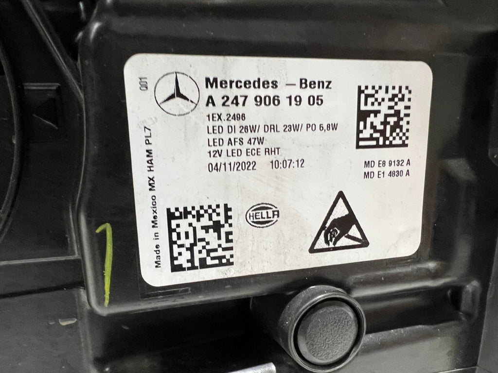 Frontscheinwerfer Mercedes-Benz Glb A2479061905 Links Scheinwerfer Headlight SCH1176555469pz
