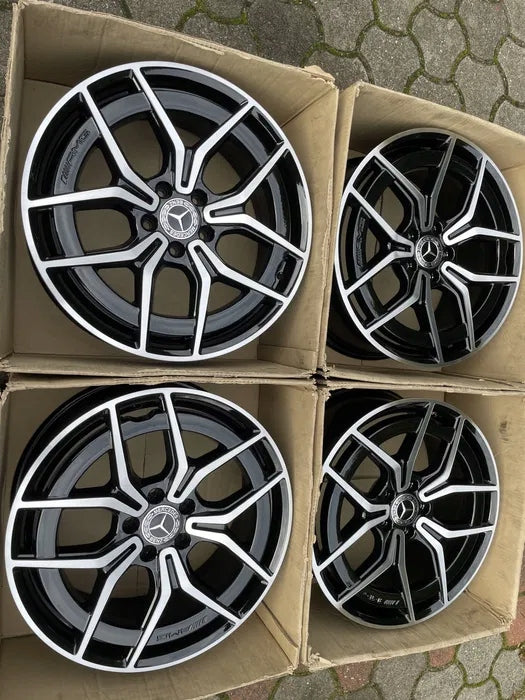 4x Alufelge 19 Zoll 7.5" 5x112 Glanz Schwarz A2064016700 Mercedes-Benz W206 FEL4562097871ys