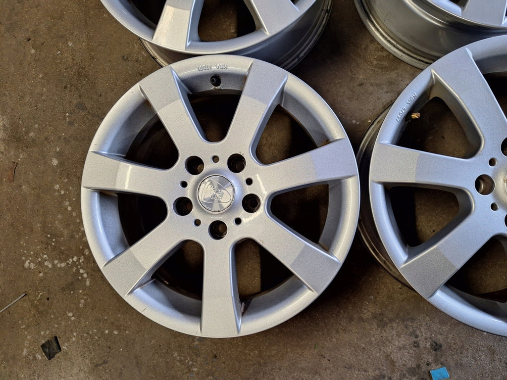 4x Alufelge 16 Zoll 6.5" 5x114.3 45ET Glanz Silber Nissan Qashqai I Kadjar FEL5457379926cf