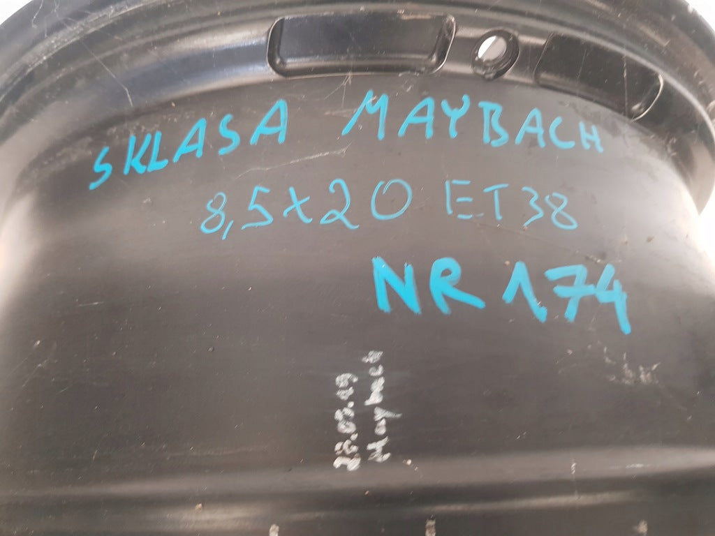 1x Alufelge 20 Zoll 8.5" 5x112 38ET A2174010200 Maybach A217 Rim Wheel FEL4355541960lh