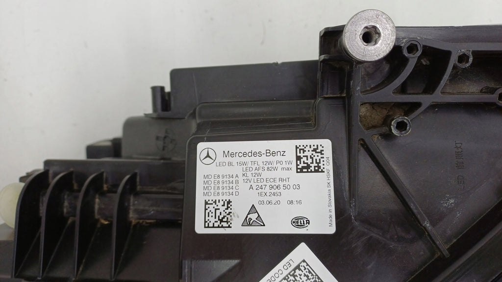 Frontscheinwerfer Mercedes-Benz W247 A2479065003 Rechts Scheinwerfer Headlight SCH2802524221gf