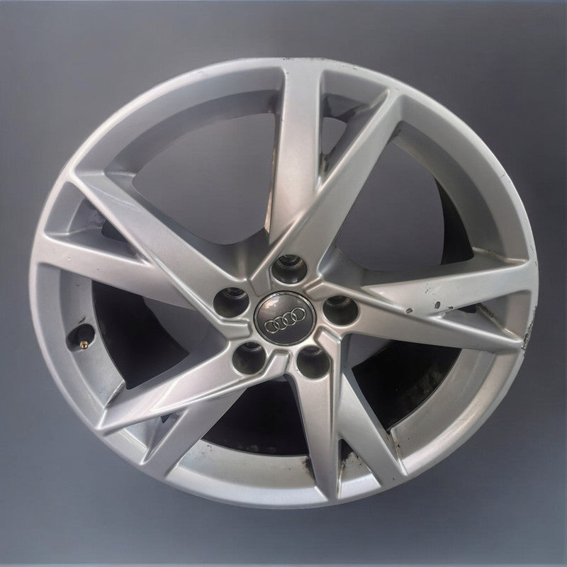 1x Alufelge 17 Zoll 7.5" 5x112 38ET Glanz Silber 8W0601025K Audi A4 B9 Rim Wheel