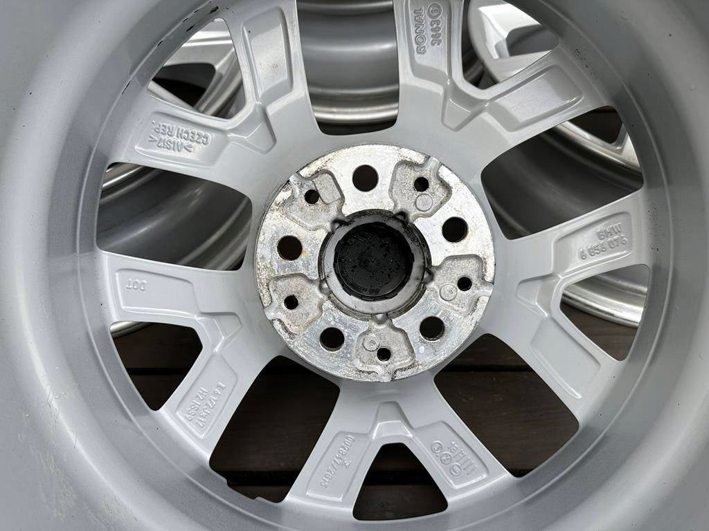 4x Alufelge 17 Zoll 6.5" 5x112 39ET Glanz Silber 6856076 BMW X1 F48 Rim Wheel FEL7050000420nu