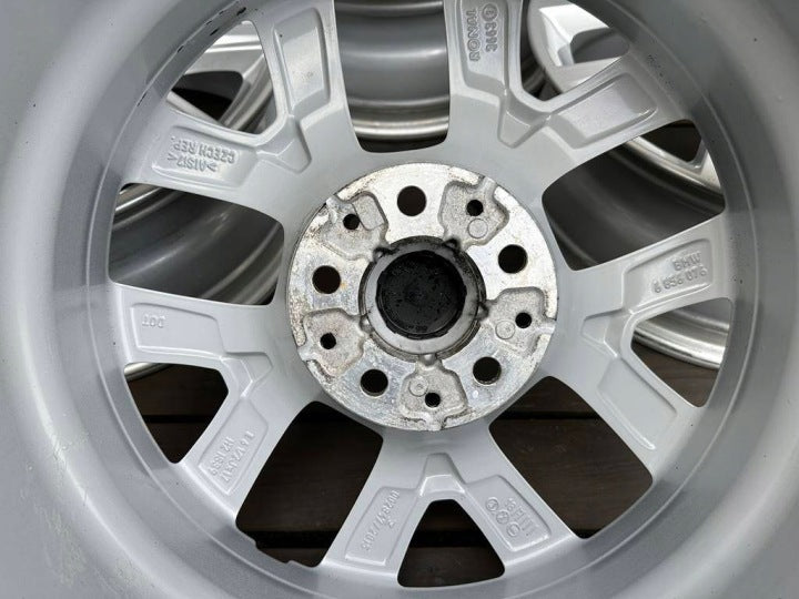 4x Alufelge 17 Zoll 6.5" 5x112 39ET Glanz Silber 6856076 BMW X1 F48 Rim Wheel FEL7050000420nu