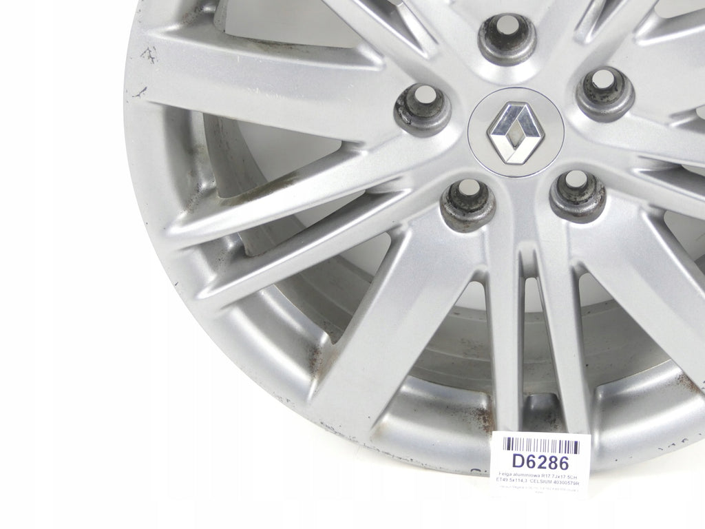 1x Alufelge 17 Zoll 7.0" 5x114.3 40300579R Renault Megane III 1 Scenic Rim Wheel FEL7437185090ke