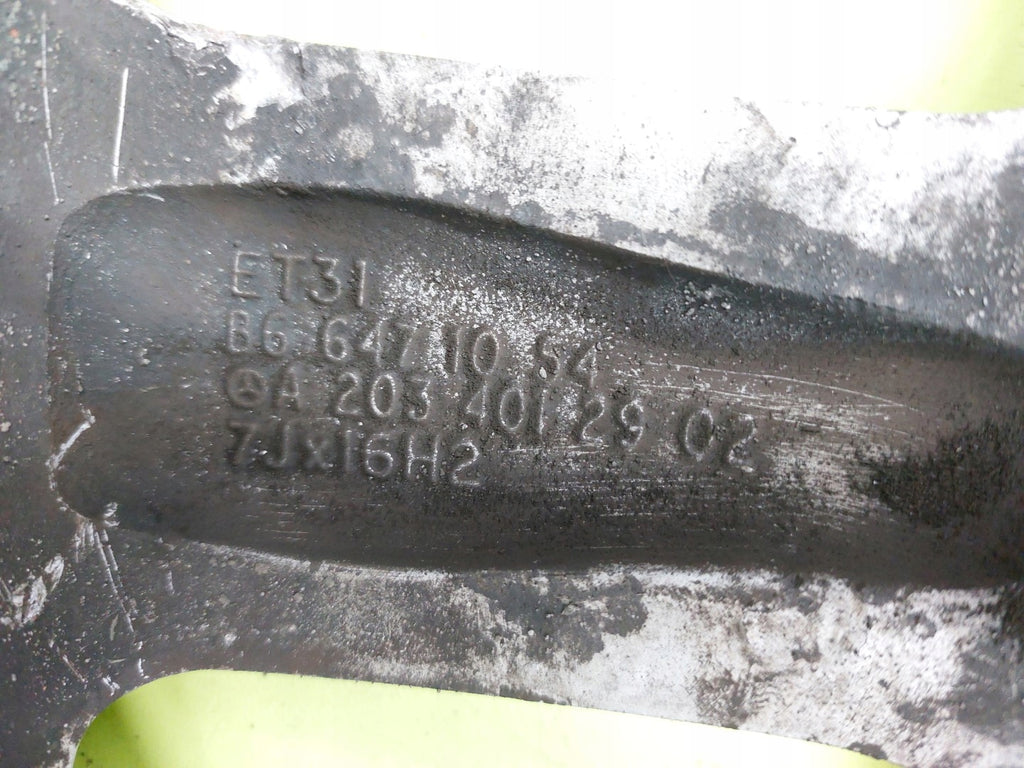 4x Alufelge 16 Zoll 8.0" 5x112 31ET Matt Silber A2034013902 Mercedes-Benz W210 FEL5049625021hz