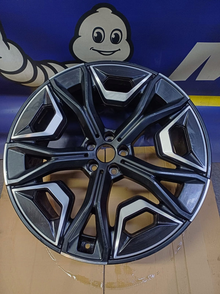 1x Alufelge 22 Zoll 9.5" 5x112 37ET 5A02658BLA BMW X5 X6 Rim Wheel FEL7407713391hk