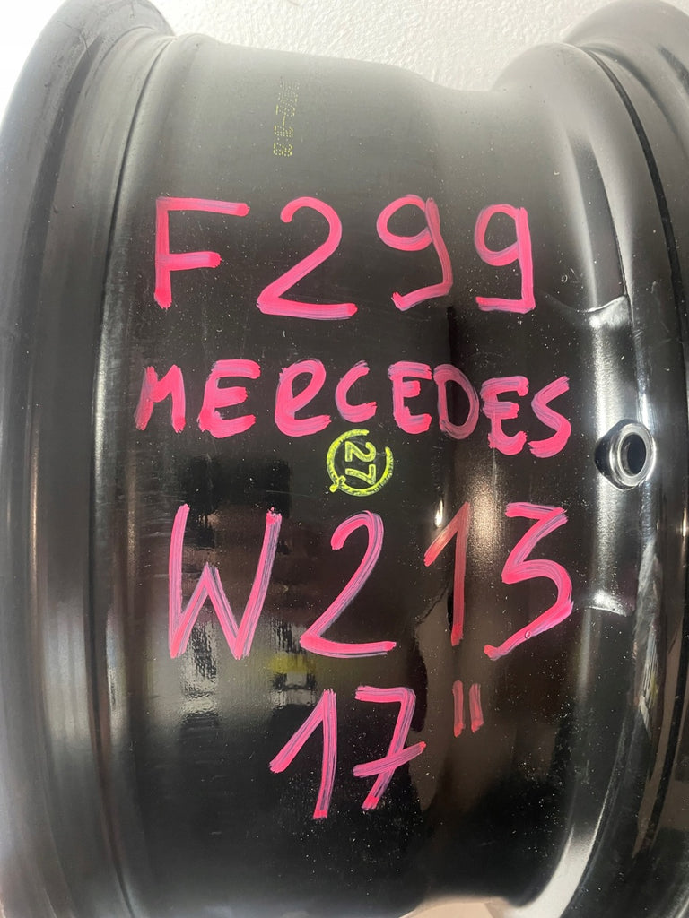 1x Alufelge 17 Zoll 7.5" 5x112 40ET Glanz Schwarz A2134015100 Mercedes-Benz W213 FEL9379214041su
