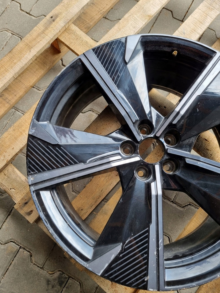 1x Alufelge 20 Zoll 8.5" 5x108 45ET Glanz Schwarz 9837449277 Peugeot 508
