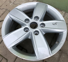 Load image into Gallery viewer, 1x Alufelge 16 Zoll 6.5" 5x120 51ET Glanz Silber 7E0071496 VW Amarok Transporter FEL9396295419eo