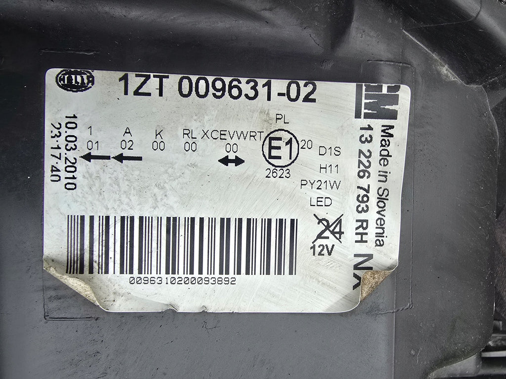 Frontscheinwerfer Opel Insignia A 1ZT009631-02 Bi-Xenon Rechts Headlight SCH6882124571tp