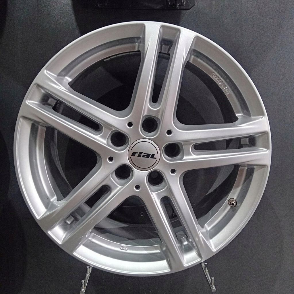 4x Alufelge 17 Zoll 7.5" 5x105 36ET Glanz Silber Audi A6 A8 Rim Wheel FEL9844900141ij