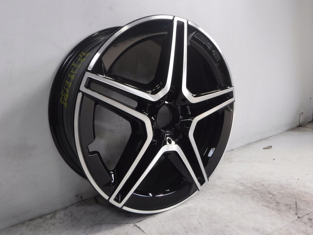 1x Alufelge 19 Zoll 7.5" 5x112 53ET Glanz Schwarz Mercedes-Benz W247 Rim Wheel FEL3312159013rt