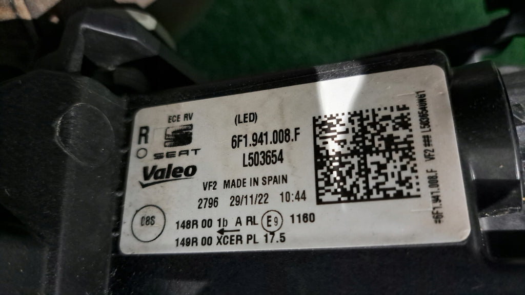 Frontscheinwerfer Seat Ibiza 6F1941008F Rechts Scheinwerfer Headlight