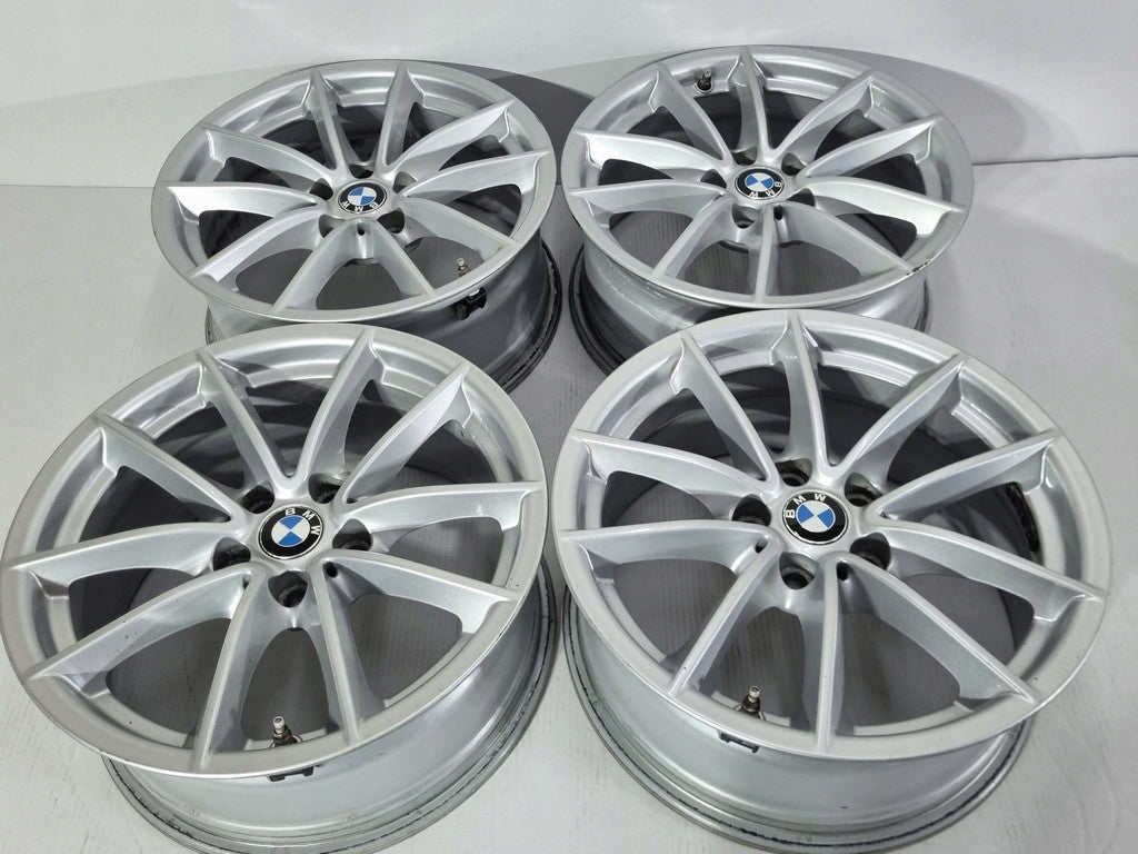 4x Alufelge 17 Zoll 7.5" 5x112 27ET Glanz Silber BMW Rim Wheel FEL6756263863iz