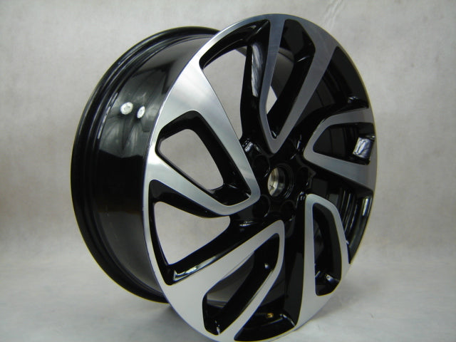 1x Alufelge 19 Zoll 7.5" 5x108 42ET Glanz Schwarz YP00064680 Opel Grandland X