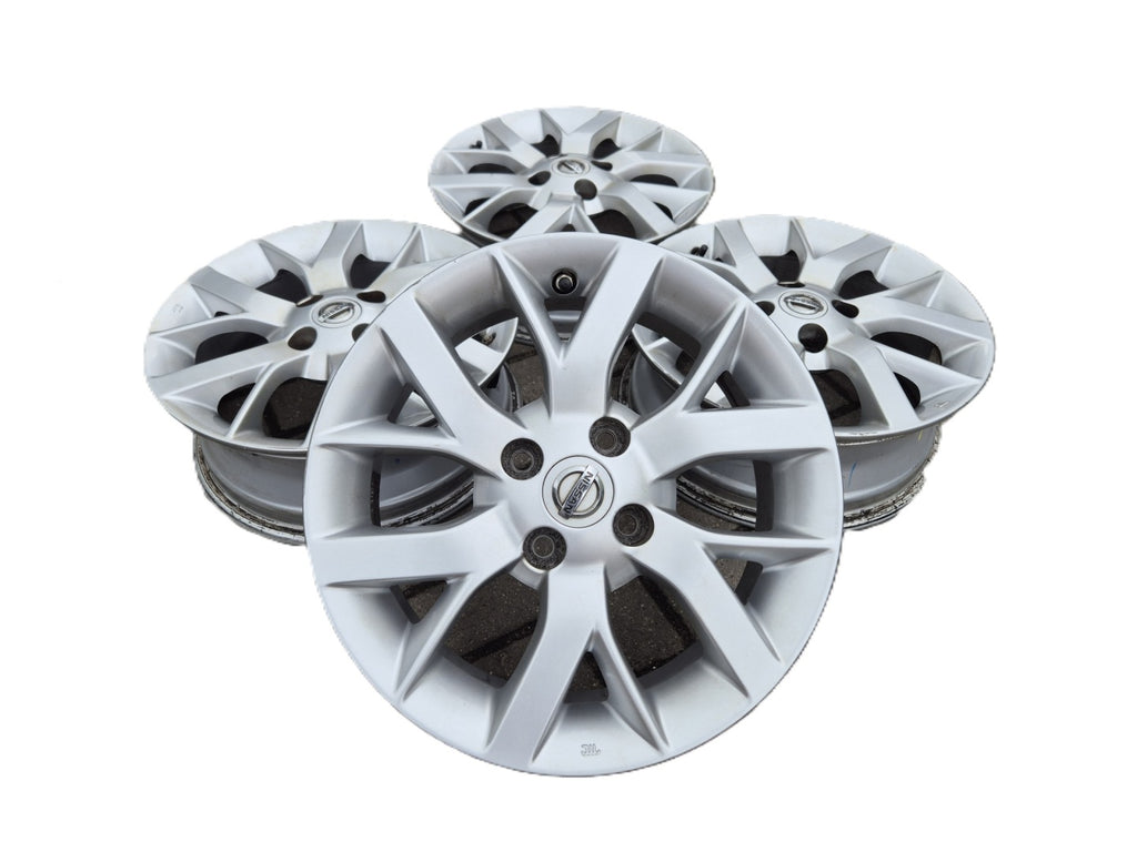 4x Alufelge 15 Zoll 5.5" 4x100 40ET Glanz Silber 87169090 Nissan Micra I FEL7060816306ou