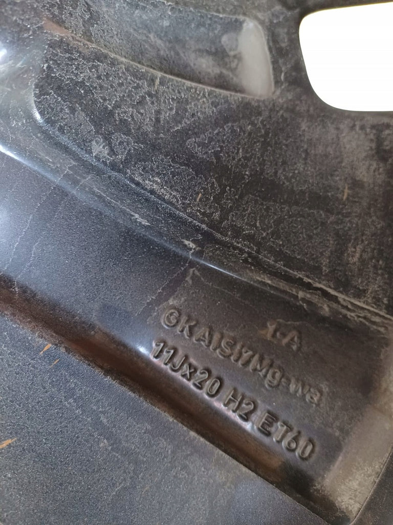 1x Alufelge 20 Zoll 11.0" 5x130 60ET 9J1601025AH Porsche Taycan Rim Wheel