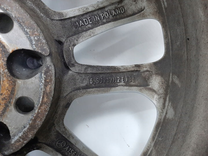 4x Alufelge 17 Zoll 6.5" 5x112 38ET A1564011700 Mercedes-Benz W212 Rim Wheel FEL1887548361pl
