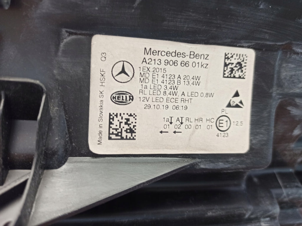 Frontscheinwerfer Mercedes-Benz W213 A2139066601 Full LED Rechts Headlight SCH9463903661gv