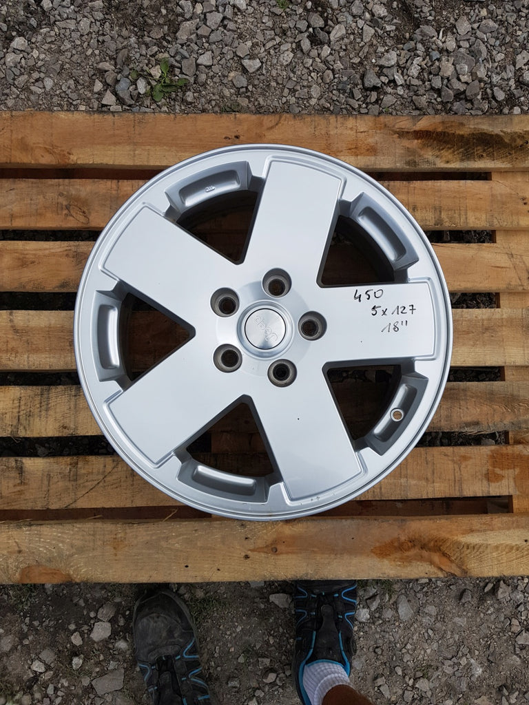 1x Alufelge 18 Zoll 7.5" 5x127 Jeep Wrangler I Rim Wheel FEL1874643233kp