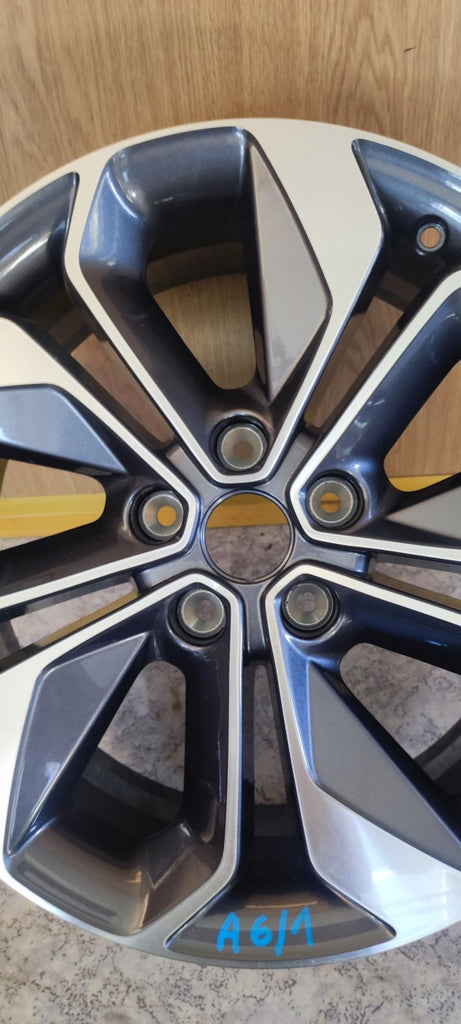 1x Alufelge 18 Zoll 7.5" 5x114.3 46ET Glanz Silber 403002855R Mg Rim Wheel FEL8424238881ro