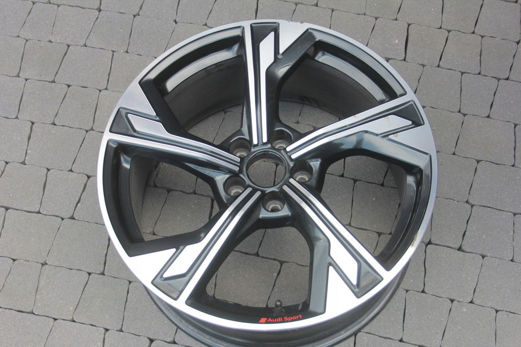1x Alufelge 19 Zoll 8.5" 5x112 40ET Glanz Schwarz 8W0601025 Audi Rim Wheel FEL9909807771wz
