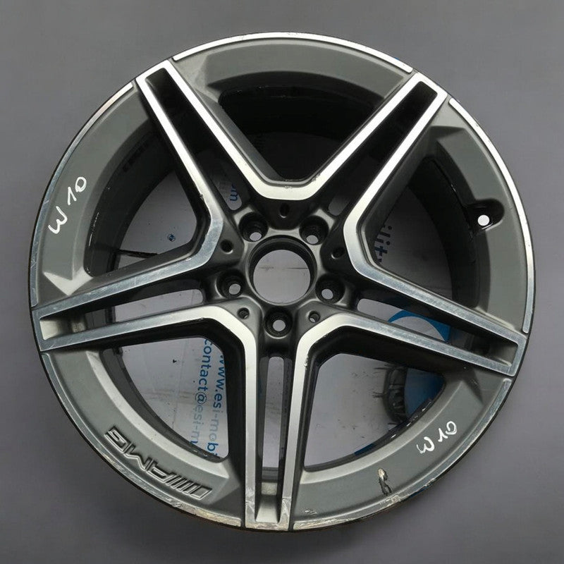 1x Alufelge 19 Zoll 8.0" 5x112 38ET Glanz A2534015300 Mercedes-Benz Glc Amg